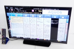 【中古】SHARPシャープ 32V型ハイビジョン液晶テレビ AQUOSアクオス LC-32H40