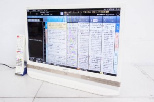 【中古】SHARPシャープ 24V型 AQUOSアクオス デジタルハイビジョン液晶テレビ LC-24R30-W ブルーレイ内蔵 HDD500GB