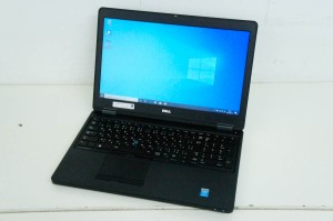 【中古】ノートパソコン／DELL／15.6型／Windows10Pro 64bit／intel Core i5-5200U 2.20GHz／メモリ4GB／SSD118GB／無線LAN搭載／Latitud