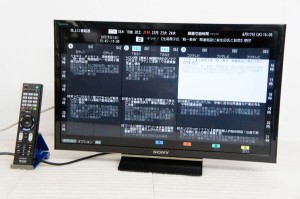 【中古】SONYソニー 24V型 地上・BS・110度CSデジタルハイビジョン液晶テレビ BRAVIAブラビア KJ-24W450E