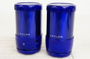 【中古】THERMOSサーモス 真空ワイヤレスポータブルスピーカー VECLOSヴェクロス SSA40S-BL Bluetooth