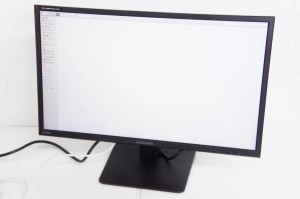 【中古】グリーンハウス 23.6型ワイド液晶ディスプレイ GH-LCW24C-BK モニター