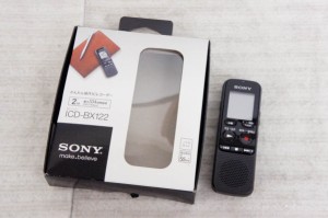 【中古】SONYソニー ステレオ ICレコーダー ICD-BX122 2GB