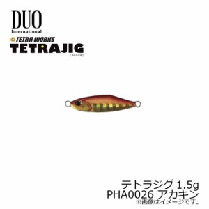 デュオ(Duo)　テトラジグ 1.5g アカキン　【釣具 釣り具】