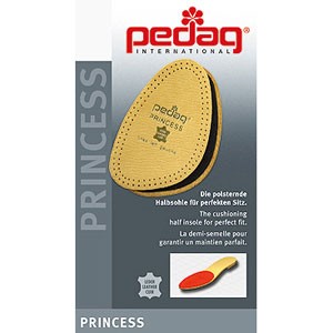 【メール便対応】pedag ペダック インソール レザー1/2 レザーハーフ　(旧プリンセス) Art101　つま先用ハーフインソール