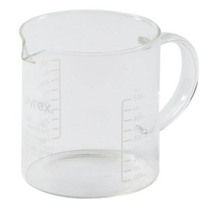 pyrex パイレックス  Blowメジャーカップ ハンドル付 500ml  CP-8639   電子レンジOK  食洗機OK