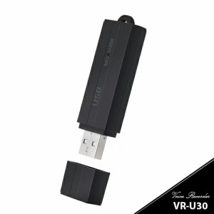 5%還元 即納 icレコーダー 小型 USBボイスレコーダー 長時間録音 浮気調査 モラハラ セクハラ パワハラ対策 VR-U30 16GB MEDIK