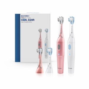【MEDIK】【ポイント10倍】【購入特典付き】COOLSSHA 電動歯ブラシ CS-0001 | 本体 セット クールシャ 歯磨き 1分完了 完全防水IPX7 マ