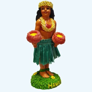 フラドール （キノヘ ウリウリ） ハワイアン人形 フィギュア おもちゃ ダッシュボードフラドール ハワイアン雑貨 お土産