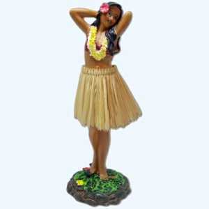 フラドール （フラガール ポージング） ハワイアン人形 フィギュア おもちゃ ダッシュボードフラドール ハワイアン雑貨 お土産 インテリ