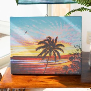 ハワイ アートボード アート 絵画 壁掛け 飾り キャンバス 風景 景色 ハワイアン インテリア アーティスト パトリック・チン（Patrick Ch