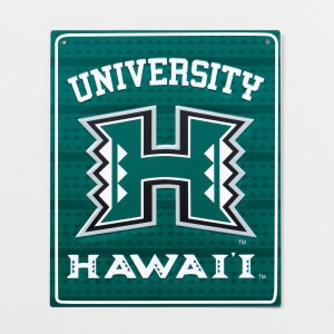 ハワイアン雑貨 ハワイ メタルプレート 看板 壁掛け ハワイ大学 ハワイアン インテリア 小物 グッズ 壁飾り ディスプレイ デコレーション