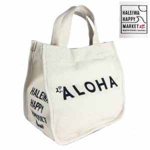 【HALEIWA HAPPY MARKET アロハミニトートバッグ】ミニトート トートバッグ ランチバッグ 小物入れ ハレイワハッピーマーケット ハッピー