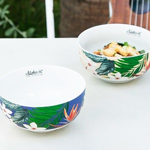 ハワイアン ボウル お皿 食器 プルメリア 花 かわいい おしゃれ 上品 ハワイ キッチン インテリア 雑貨 hawaii aloha リゾート 南国 新生