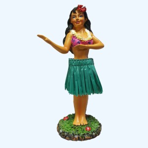 【フラドール】（ハワイアンフラガール）ハワイアン人形 フィギュア おもちゃ ダッシュボードフラドール フラガール hula ハワイアン雑貨