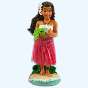 フラドール （ナプアホヌ）ハワイアン人形 フィギュア おもちゃ ダッシュボードフラドール ハワイアン雑貨 お土産 インテリア