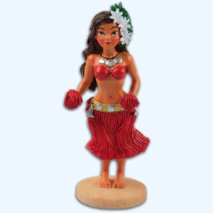 フラドール （ナプアティアレ） ハワイアン人形 フィギュア おもちゃ ダッシュボードフラドール ハワイアン雑貨 お土産 インテリア