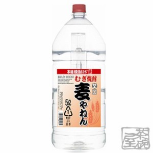 麦やねん 25度 5000ml 麦焼酎 ペット 大容量 5L