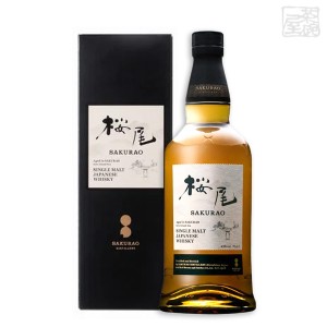 シングルモルトジャパニーズウイスキー 桜尾 43% 700ml SAKURAO 日本ウイスキー