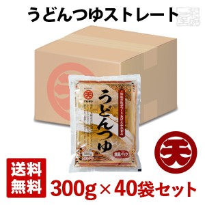【送料無料】マルテン うどんつゆストレート 300g 40袋セット 日本丸天醤油