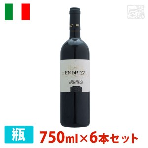 【送料無料】エンドリッツィ トレンティ−ノ テロルデゴロタリアーノ 750ml 6本セット 赤ワイン 辛口 イタリア