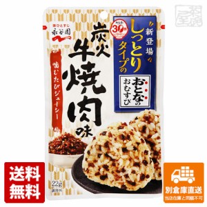 永谷園 おとなのおむすび 炭火牛焼肉味 22g x10 セット 【送料無料 同梱不可 別倉庫直送】