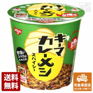 日清食品 キーマカレーメシスパイシー Ｃ 105g x 6個 【送料無料 同梱不可 別倉庫直送】