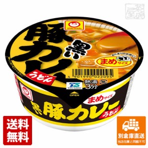 マルちゃん 黒いまめ豚カレーうどん 42g x 12個 【送料無料 同梱不可 別倉庫直送】