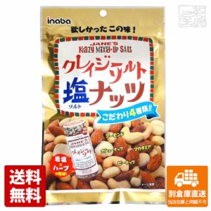 稲葉ピーナツ クレイジーソルトナッツ 72g x 10袋 【送料無料 同梱不可 別倉庫直送】