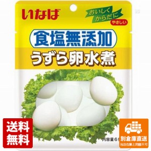 いなば 食塩無添加 うずら卵水煮 6個x8 【送料無料 同梱不可 別倉庫直送】