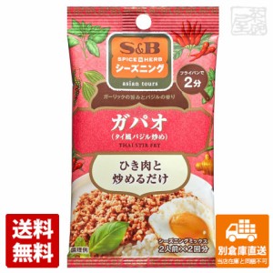 Ｓ＆Ｂ エスビー シーズニング ガパオ 14g x10 セット 【送料無料 同梱不可 別倉庫直送】