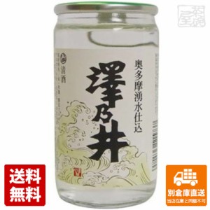 清酒 澤乃井 奥多摩湧水仕込 カップ 180ml x3本  【送料無料 同梱不可 別倉庫直送】