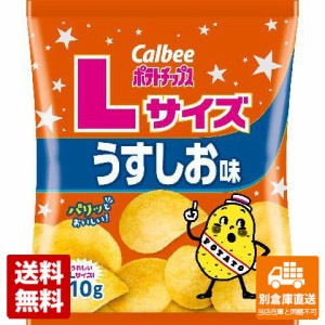 カルビー ポテトチップスうすしお味Ｌサイズ 110g x 12 【送料無料 同梱不可 別倉庫直送】