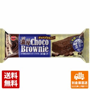 ブルボン 濃厚チョコブラウニー 1個 x 9 【送料無料 同梱不可 別倉庫直送】
