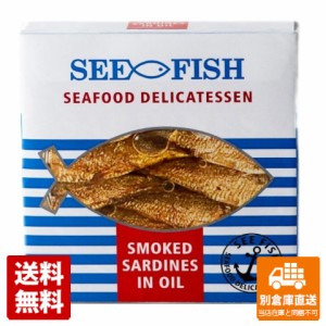 ＳＥＥＦＩＳＨスモークドオイルスプラット　120g　x 14 【送料無料 同梱不可 別倉庫直送】