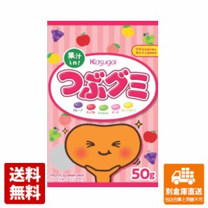 春日井　つぶグミ　50g　x 6 【送料無料 同梱不可 別倉庫直送】