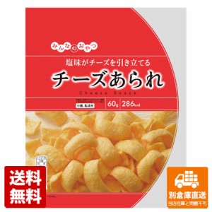 みんなのおやつ チーズあられ 60g x 12 【送料無料 同梱不可 別倉庫直送】