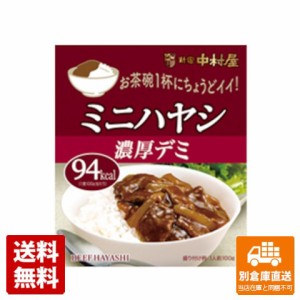 中村屋 ミニハヤシ 濃厚デミ 100g x 10 【送料無料 同梱不可 別倉庫直送】