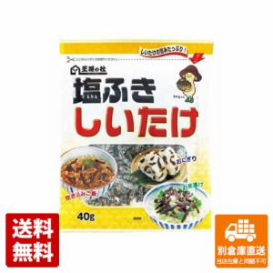 王将の杜 塩ふき椎茸 40g x 10 【送料無料 同梱不可 別倉庫直送】