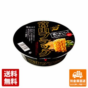 寿がきや 全国麺めぐり富山ブラックラーメン カップ 108g x 24 【送料無料 同梱不可 別倉庫直送】