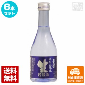 清酒 奥飛騨 特別本醸造生貯蔵酒 ブルー 300ml 6本セット  【送料込み 同梱不可 蔵元直送】