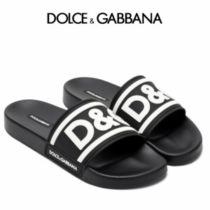 送料無料 2 DOLCE&GABBANA ドルチェ＆ガッバーナ CS2072 AQ858 ブラック サンダル