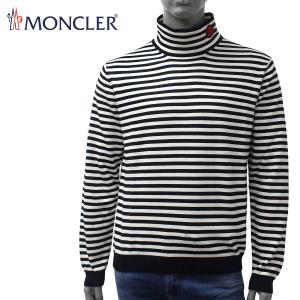 送料無料!!13 MONCLER モンクレール 9203500 V9044 ボーダー ハイネック サマー ニット カットソー