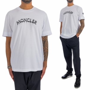 送料無料 198 MONCLER モンクレール 8C00002 89A17 ホワイト Tシャツ カットソー 半袖