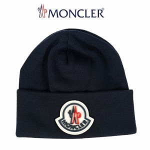 送料無料!!62 MONCLER モンクレール 3B00051 A9526 男女兼用 ネイビー ニットキャップ ニット帽の通販はau PAY