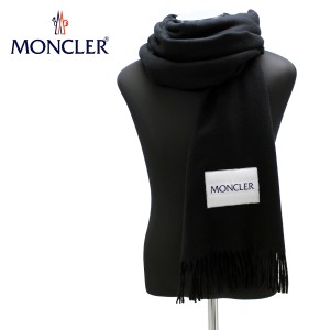 送料無料!!146 MONCLER モンクレール 3C00012 595MA ブラック SCIARPA ウール マフラー