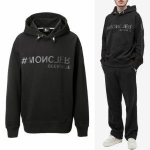 送料無料 64 MONCLER GRENOBLE モンクレール グルノーブル 8G00011 8098U ブラック パーカー スウェット