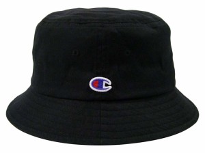 【Champion】（チャンピオン）バケットハット クロ（587-001Ablack）Bucket Hat  綿100％　UV対策・男女兼用・日除け・紫外線対策