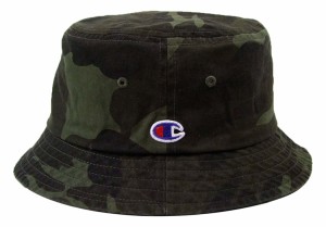 【Champion】（チャンピオン）バケットハット 迷彩（587-001Acamouflage）Bucket Hat  綿100％　UV対策･男女兼用・日除け・紫外線対策