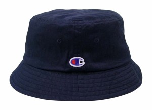 【Champion】（チャンピオン）バケットハット コン（587-001Anavy）Bucket Hat  綿100％　UV対策・男女兼用・日除け・紫外線対策